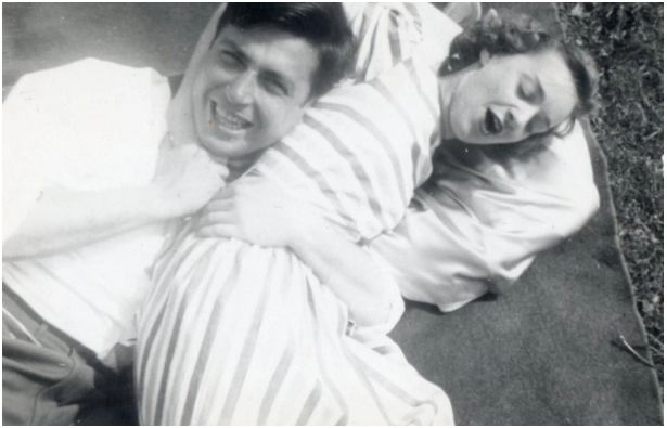 Irv and his shiksa.JPG